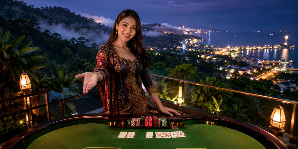 Suasana permainan Baccarat dalam kasino dalam talian Malaysia dengan antara muka moden